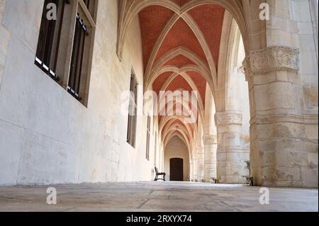 Palace of the Dukes of Lorraine, entrance of the museum in Nancy, France, medieval arch architecture Stock Photo