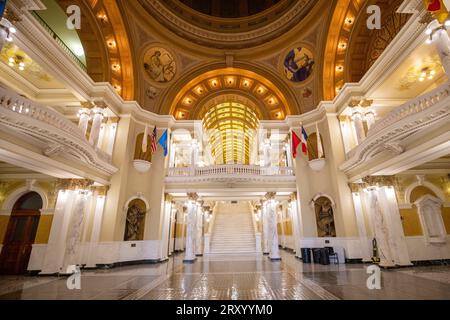 The South Dakota State Capitol building in Pierre, South Dakota. Stock Photo