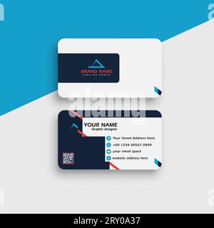 Modern business card template design Stock Vector