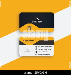 Modern business card template design Stock Vector