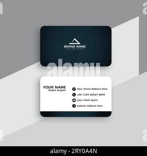 Modern business card template design Stock Vector
