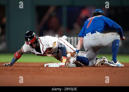 Ronald Acuña Jr.'s 70th stolen base, 09/27/2023