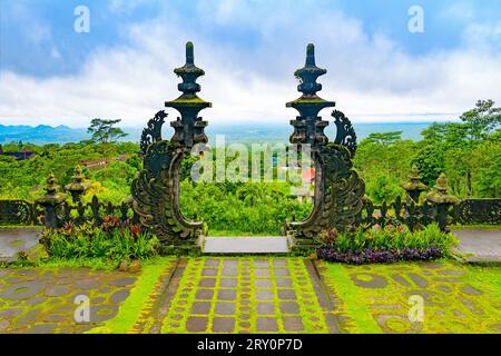 Gates Pura Besakih. Bali. Indonesia Stock Photo