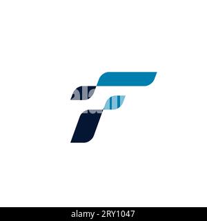 Letter F logo Design. F Icon Vector Stock Vector