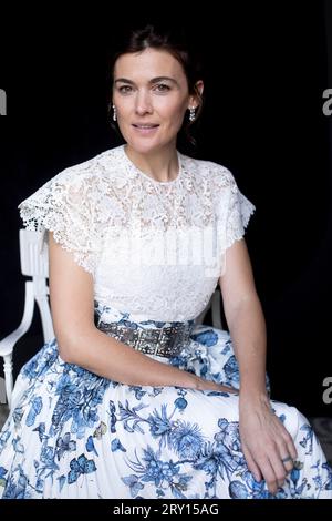 Marta Nieto poses for photos during the 71st San Sebastian