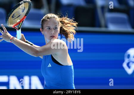 Daria Kasatkina,  SEPTEMBER 28, 2023 - Tennis : Women's Singles Round 16 at Ariake Coliseum during TORAY Pan Pacific Open Tennis Tournament 2023, Japan. (Photo by SportsPressJP/AFLO) Stock Photo