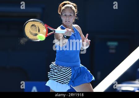 Daria Kasatkina,  SEPTEMBER 28, 2023 - Tennis : Women's Singles Round 16 at Ariake Coliseum during TORAY Pan Pacific Open Tennis Tournament 2023, Japan. (Photo by SportsPressJP/AFLO) Stock Photo