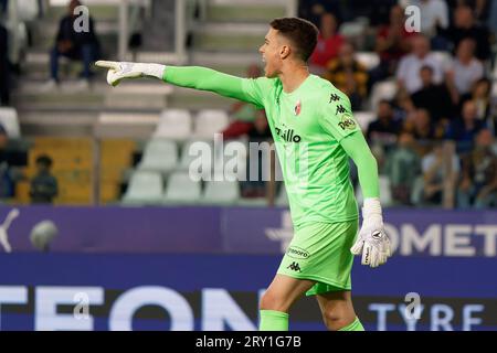 Oliveira Fraga Costa Brenno Of Ssc Bari Take The Ball During The 