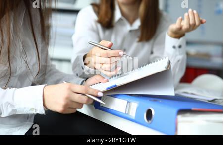 Smart businesspeople working Stock Photo