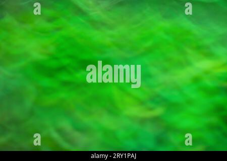 Natural bokeh  blur. Environment empty green bokeh and green leaf background. Stock Photo