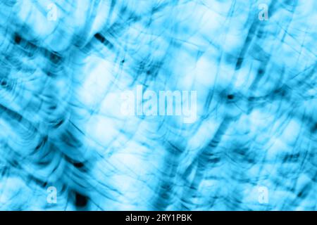 Festive blue luminous background. Abstract magic light background. Stock Photo