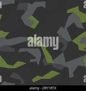 Military camouflage seamless pattern. X-cross texture. Beige and green ...