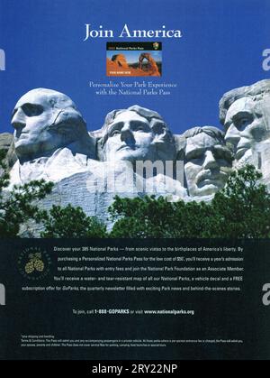 Vintage 'Time' Magazine 6 May 2002 issue Advert, USA Stock Photo