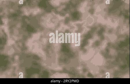 Dirty camouflage repetitive pattern. Green and tan shades. Stock Vector