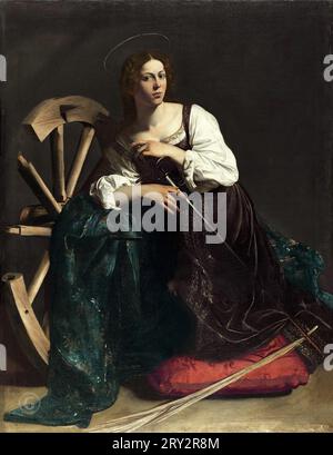 Caravaggio - Saint Catherine of Alexandria Stock Photo - Alamy