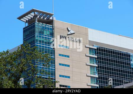 PITTSBURGH, USA - JUNE 29, 2013: BNY Mellon bank building in Pittsburgh. The Bank of New York Mellon Corporation, commonly known as BNY Mellon, is an Stock Photo