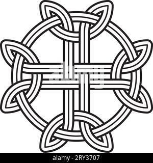 Celtic cross and ornament Stock Vector