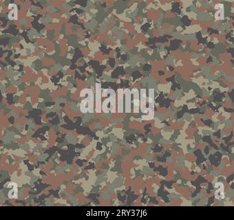 German camouflage seamless pattern Stock Vector