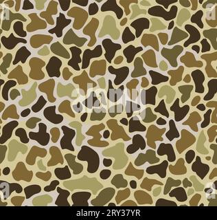 Camouflage seamless pattern Stock Vector