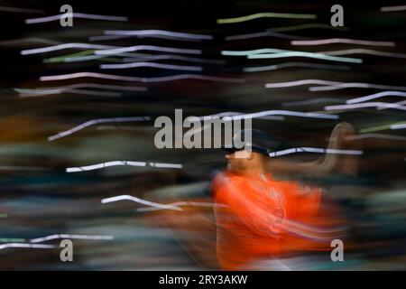 Houston Astros relief pitcher Bryan Abreu works against the Seattle  Mariners during a baseball game, Sunday, May 7, 2023, in Seattle. (AP  Photo/John Froschauer Stock Photo - Alamy