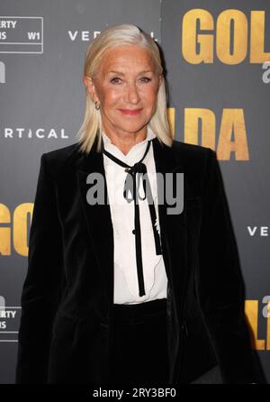 HELEN MIRREN in GOLDA (2023), directed by GUY NATTIV. Credit: QWERTY ...
