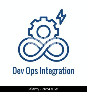 Kubernetes Development Environment Icon Showing Benefit Stock Vector
