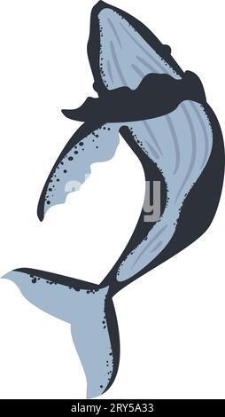 humpback sealife isolated Stock Vector Image & Art - Alamy