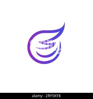 Wings Logo Vector. Bird Logo Design Stock Vector