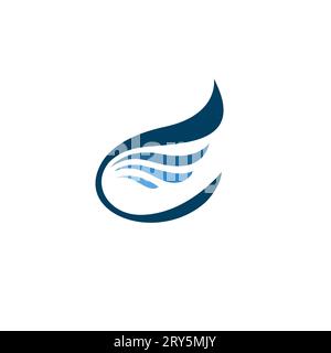 wings element logo vector. wing icon Stock Vector