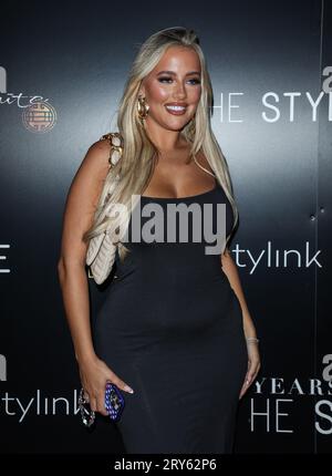 Jess Harding seen attending the In The Style 10th Anniversary Party at ...