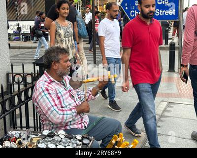 Exclusive shots of brigade road in Bengaluru Stock Photo