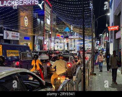 Exclusive shots of brigade road in Bengaluru Stock Photo