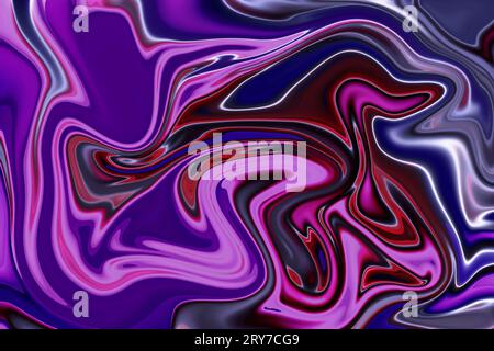 an artistic fusion of vibrant beauty, abstract forms, and pink and purple colors in a marble texture vector image Stock Photo