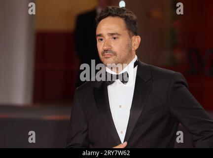 VENICE, ITALY - SEPTEMBER 09: Juan Antonio Bayona attend a red carpet for the movie 'The Society Of The Snow' at the 80th Venice Film Festival Stock Photo