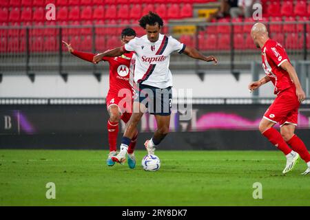 Monza, Italy. 28th Sep, 2023. Joshua Zirkzee (#9 Bologna FC 1909) during AC Monza against Bologna FC 1909, Serie A, at U-Power Stadium in Monza on September, 28th 2023. (Photo by Alessio Morgese/NurPhoto) Credit: NurPhoto SRL/Alamy Live News Stock Photo