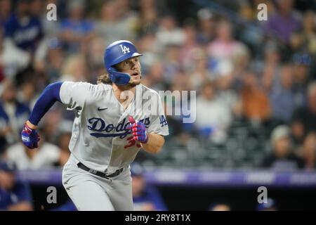 This is a 2023 photo of left fielder James Outman of the Los Angeles  Dodgers baseball team. This image reflects the Dodgers active roster as of  Wednesday, Feb. 22, 2023, when this