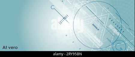 Dynamic triangles background. Vector composition with abstract elements. Modern concept layout Stock Vector