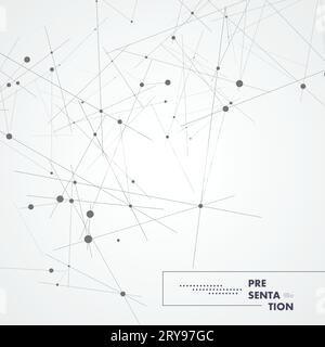 Global network connections with dots and lines. Triangles and polygon futuristic design. Vector abstract shapes Stock Vector
