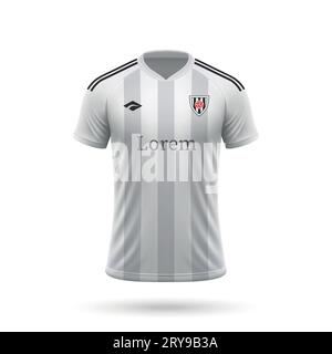 football kit Besiktas shirt template for soccer jersey. Vector illustration Stock Vector Image Art Alamy