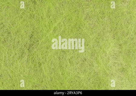 Green handmade fiber paper Stock Photo