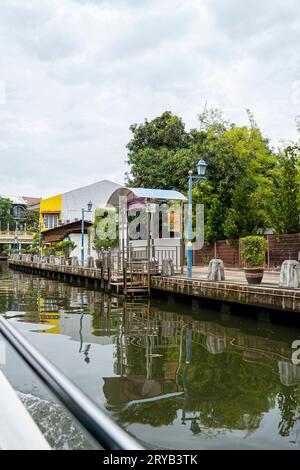 The Malacca River is a river in Malaysia which flows through the middle of the state of Malacca. Stock Photo