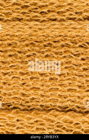 Yellow wool texture Stock Photo