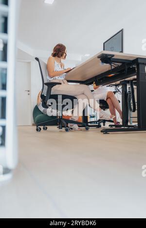 Efficient Business Team Analyzing Reports and Planning Future Success. Stock Photo