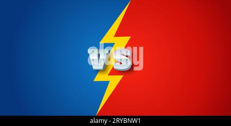 Vector illustration of a metallic vs letters on bright background. Letters VS from metal on bright background. Versus. Stock Vector