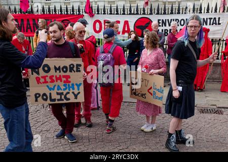 Climate change - Code red for change Stock Photo - Alamy