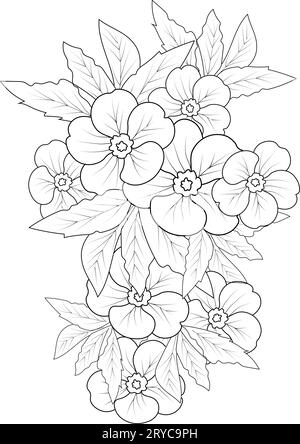 Beautiful Flower Coloring Pages for Kids