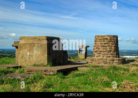 Mellor Moor Royal Observer Corps Monitoring Post. Stock Photo