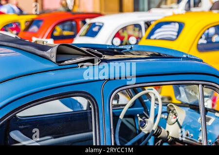Vintage Car with bright colors Stock Photo
