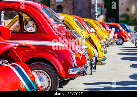 Vintage Car with bright colors Stock Photo