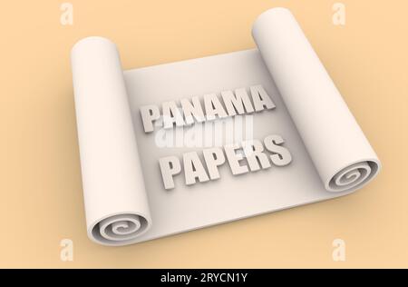 The panama papers leaks relative image Stock Photo